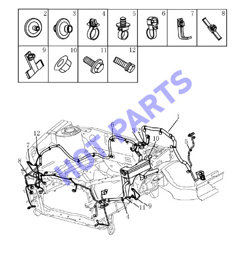 ЖГУТ ПРОВОДОВ ПОДКАПОТНЫЙ 1.5L DVVT