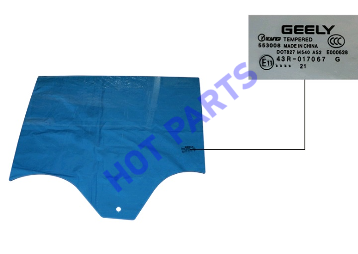 картинка СТЕКЛО ДВЕРИ ЗАДНЕЙ ЛЕВОЙ GL&GK  5085105300