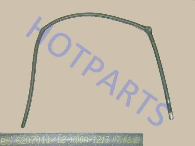 картинка УПЛОТНИТЕЛЬ ПРОЕМА ДВЕРИ ЗАДНЕЙ ПРАВОЙ HOVER  (БЕЖЕВЫЙ САЛОН)  6207012-K00A-1213