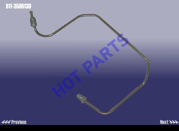 картинка BRAKE PIPE-FR MASTER CYLINDER  B11-3506130