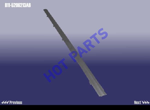 картинка STRIP-RR DOOR LH OTR  B11-5206213AB