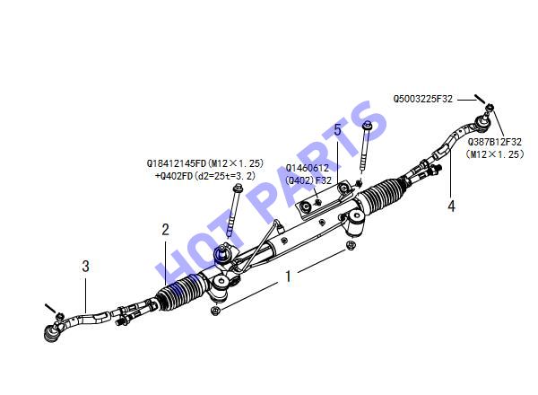 INTEGRAL POWER STEERING GEAR