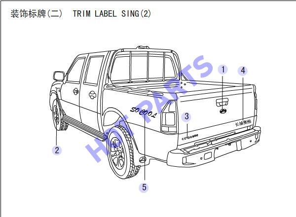 TRIM LABEL SING(2)