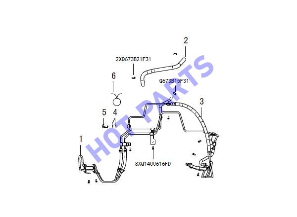 POWER STEERING PIPELING