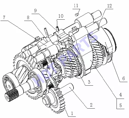 ЗАДНЯЯ ПЕРЕДАЧА S160G